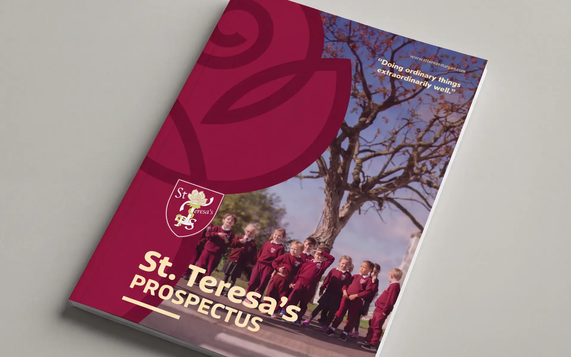 prospectus cover for st teresas primary